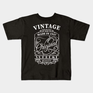 Vintage made in 1937 supreme quality Kids T-Shirt